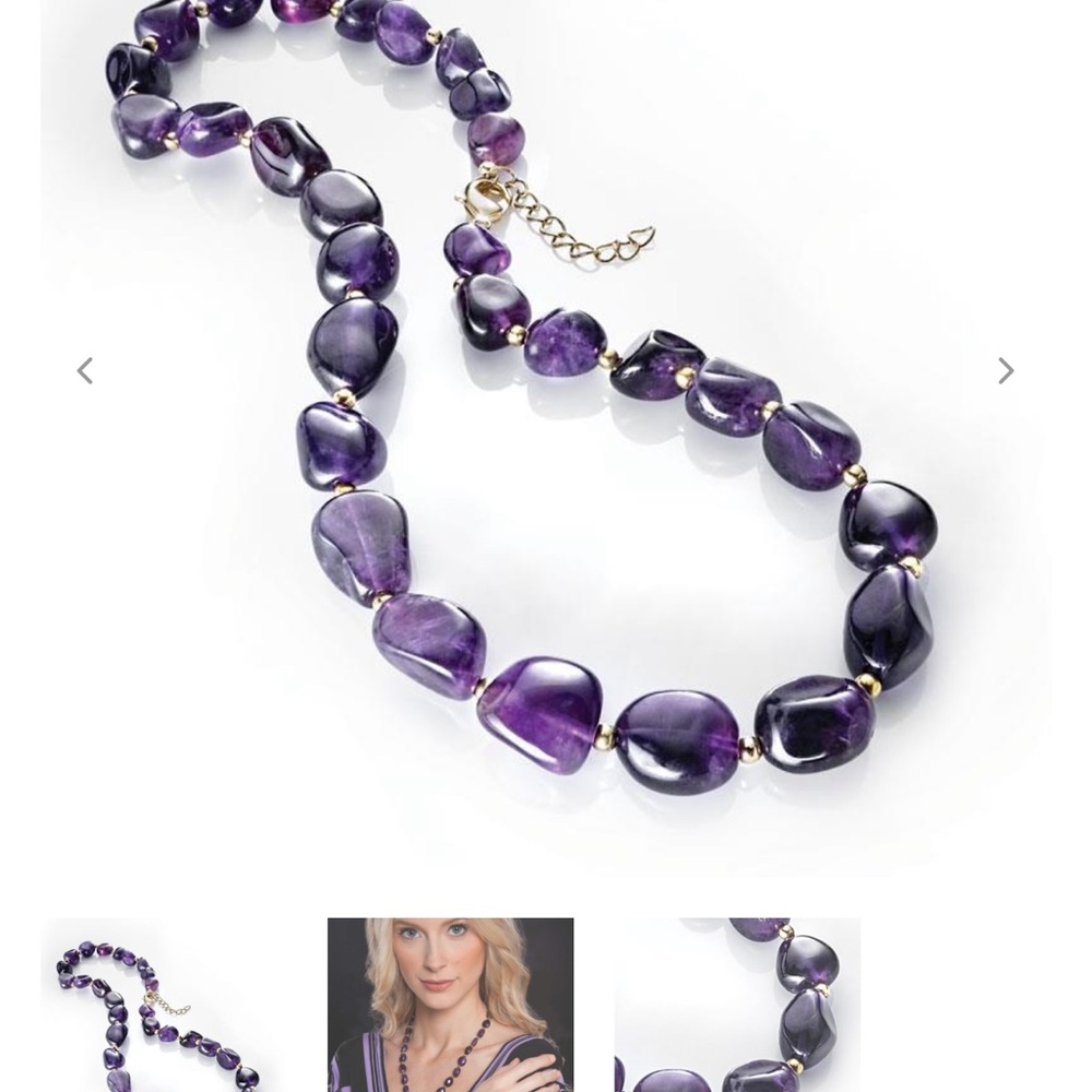 Stauer Amethyst Necklace - Picture 2 of 3